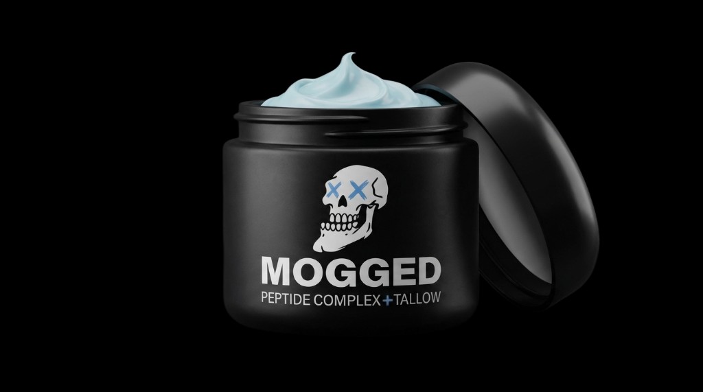 MOGGED — open jar, whipped peptide cream